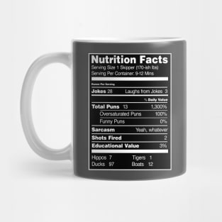 Skipper Nutrition Facts Mug